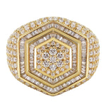 Load image into Gallery viewer, Men's 14K White Gold With Lab Grown Round Diamond Wedding Ring For Men