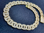 Load image into Gallery viewer, 18MM Baguette and Round VVS Lab Grown Link Iced Out Hip Hop Chain