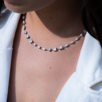 Load image into Gallery viewer, 18k White Gold Mixed Fancy Cut Diamond Tennis Bracelet