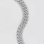 Load image into Gallery viewer, 20mm Round and Baguette Lab Grown Diamond Men's Cuban Link Iced Out Rapper Chain