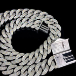 Load image into Gallery viewer, 25mm Cuban Link Iced Out Hip Hop VVS Lab Grown Cuban Chain