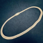 Load image into Gallery viewer, 12mm VVS Round Lab Grown Diamond Cuban Link Chain