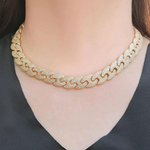 Load image into Gallery viewer, 14mm Miami Cuban Iced Out Diamond Necklace