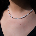 Load image into Gallery viewer, 18k White Gold Mixed Fancy Cut Diamond Tennis Bracelet