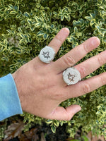 Load image into Gallery viewer, HarlemBling Real Solid 925 Silver Mens Freemason Masonic Ring