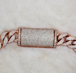 Load image into Gallery viewer, 14mm VVS Lab Grown Diamond Iced Out Hip Hop Cuban Link Chain
