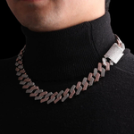 Load image into Gallery viewer, 14mm Miami Cuban Iced Out Diamond Chain