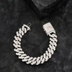 Load image into Gallery viewer, 12mm Iced Out VVS Cuban Link Bracelet
