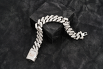 Load image into Gallery viewer, 12mm Iced Out VVS Cuban Link Bracelet