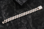 Load image into Gallery viewer, 17mm Prong Set Lab Grown Diamond Cuban Link Chain Bracelet