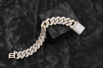 Load image into Gallery viewer, 19mm Raised Prong Set Cuban Bracelet