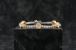 Load image into Gallery viewer, 14k Yellow and White Gold | 3.0ct Baguette Diamond Bracelet