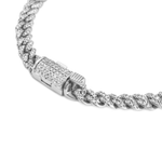 Load image into Gallery viewer, 14 K Solid Gold Diamond Cuban Link Bracelet 4.6mm 0.82ctw