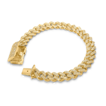 Load image into Gallery viewer, 14 kt Cuban Bracelet Iced Out Miami Hip Hop Jewelry For Unisex