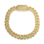 Load image into Gallery viewer, 14 kt Cuban Bracelet Iced Out Miami Hip Hop Jewelry For Unisex