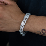 Load image into Gallery viewer, 14k Rose Gold Royal Asscher Cut Diamond Bracelet