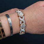 Load image into Gallery viewer, 14k Harry Winston Art Deco Style Bracelet