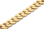 Load image into Gallery viewer, 14k Yellow Gold Cuban Link Diamond Bracelet