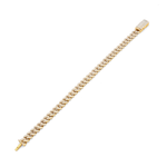 Load image into Gallery viewer, 14k Yellow Gold Cuban Link Diamond Bracelet