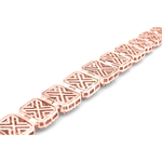 Load image into Gallery viewer, 14k Rose Gold Baguette Bracelet