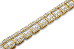 Load image into Gallery viewer, 10/14k Yellow Gold Diamond Tennis Bracelet