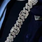 Load image into Gallery viewer, 18mm VVS Lab Grown Diamond Cuban Link Chain Bracelet