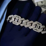 Load image into Gallery viewer, 18mm VVS Lab Grown Diamond Cuban Link Chain Bracelet