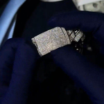 Load image into Gallery viewer, 18mm VVS Lab Grown Diamond Cuban Link Chain Bracelet