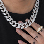 Load image into Gallery viewer, Miami Cuban Link Chain in White Gold 14K