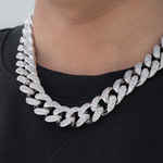 Load image into Gallery viewer, Miami Cuban Link Chain in White Gold 18K