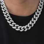 Load image into Gallery viewer, Miami Cuban Link Chain in White Gold 18K
