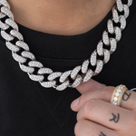 Load image into Gallery viewer, Miami Cuban Link Chain in White Gold 18K