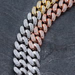 Load image into Gallery viewer, Tri-colored Miami Cuban Link Chain