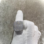 Load image into Gallery viewer, 14 k Full Ice out Baguette Lab Grown Diamond Real VVS For Men's Custom Hip Hop Ring