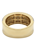 Load image into Gallery viewer, EF Collection Diamond Cigar Band Ring