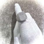 Load image into Gallery viewer, 14 k Full Ice out Baguette Lab Grown Diamond Real VVS For Men's Custom Hip Hop Ring