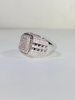 Load image into Gallery viewer, Full Ice out Baguette Lab Grown Diamond Real VVS For Men's Custom Hip Hop Ring