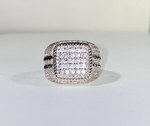 Load image into Gallery viewer, Full Ice out Baguette Lab Grown Diamond Real VVS For Men's Custom Hip Hop Ring