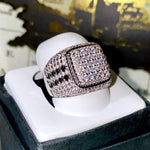 Load image into Gallery viewer, Full Ice out Baguette Lab Grown Diamond Real VVS For Men's Custom Hip Hop Ring