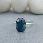 Load image into Gallery viewer, Oval Shape blue diamond engagement ring (Copy)