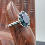 Load image into Gallery viewer, Oval Shape blue diamond engagement ring (Copy)