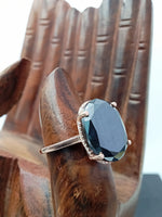 Load image into Gallery viewer, Black 1.80 ct Oval Cut Diamond Wedding Ring