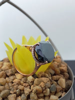 Load image into Gallery viewer, Black 1.80 ct Oval Cut Diamond Wedding Ring