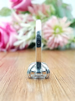 Load image into Gallery viewer, Emerald Cut Lab Grown Three Stone Wedding Ring