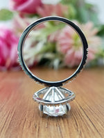 Load image into Gallery viewer, 5.0 carat oval lab grown engagement ring