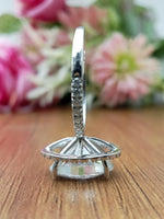 Load image into Gallery viewer, 5.0 carat oval lab grown engagement ring