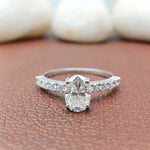 Load image into Gallery viewer, 1.00 ct Oval Diamond Solitaire Ring