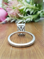 Load image into Gallery viewer, 2.00ct Emerald Cut Diamond Solitaire Ring