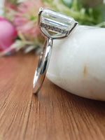 Load image into Gallery viewer, 2.00ct Emerald Cut Diamond Solitaire Ring