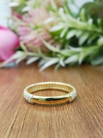 Load image into Gallery viewer, 14 kt yellow gold eternity band